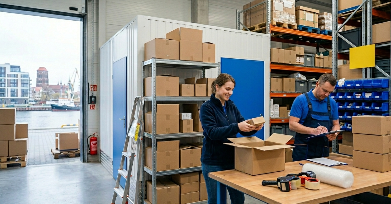 Self storage w Gdańsku dla e-commerce i małych firm